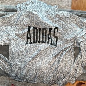 Adidas Camouflage Gray Windbreaker